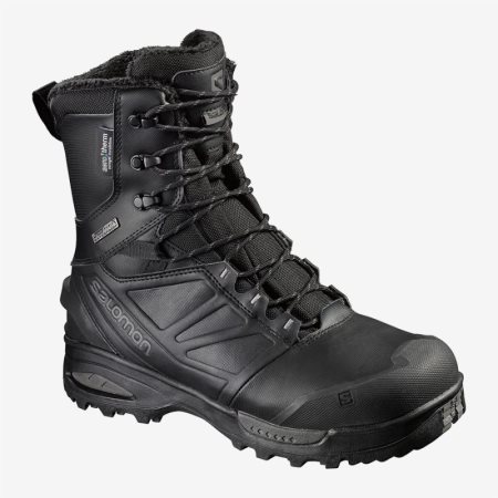 Salomon TOUNDRA FORCES CSWP Mens Tactical Boots Black UK WKZD